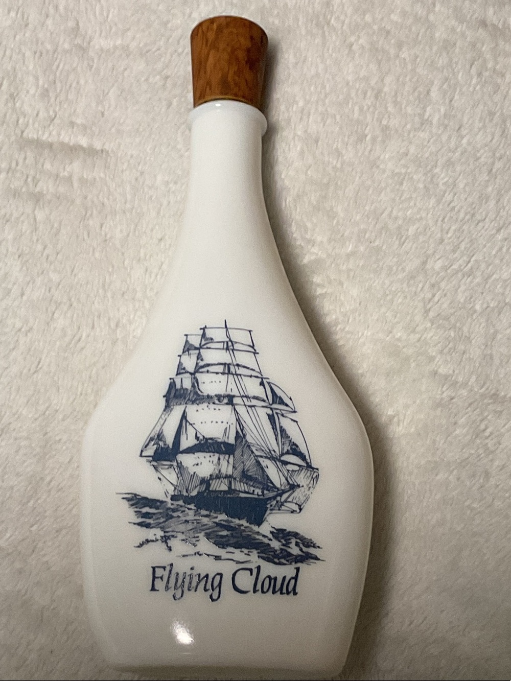 Vintage Old Spice Bottle Flying Cloud